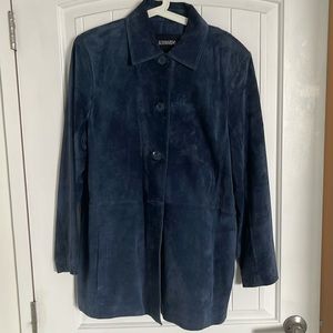 Vintage Blue Suede jacket